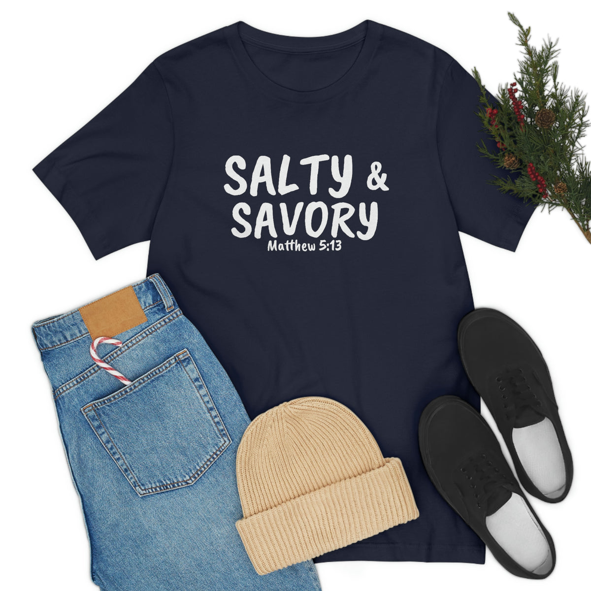 "Salty & Savory" Unisex Jersey Short Sleeve Tee