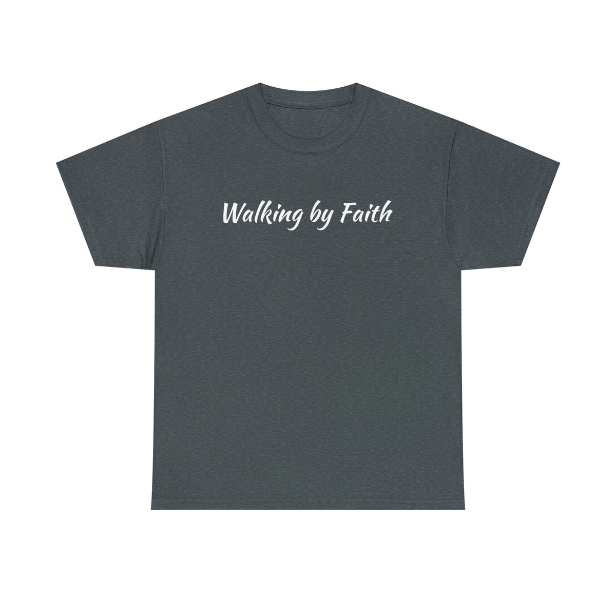 Walking by Faith Unisex Heavy Cotton Tee