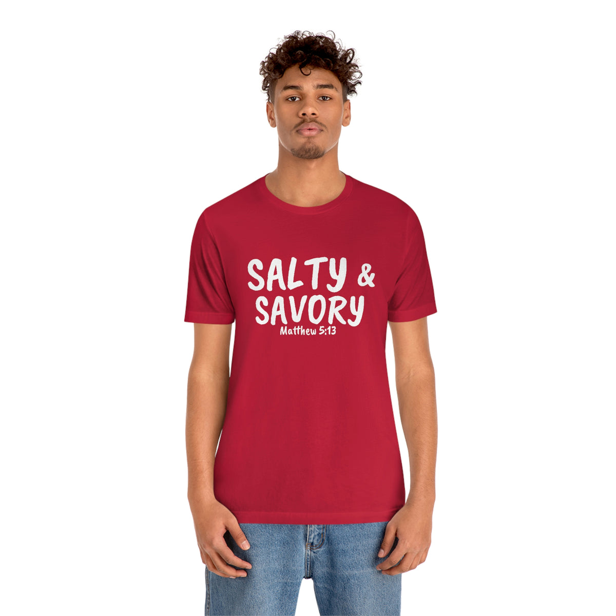 "Salty & Savory" Unisex Jersey Short Sleeve Tee