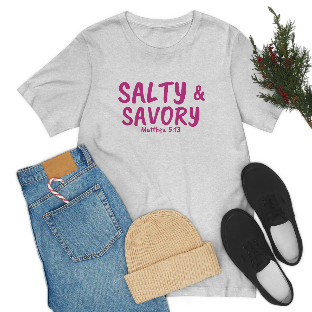 "Salty & Savory" Unisex Jersey Short Sleeve Tee