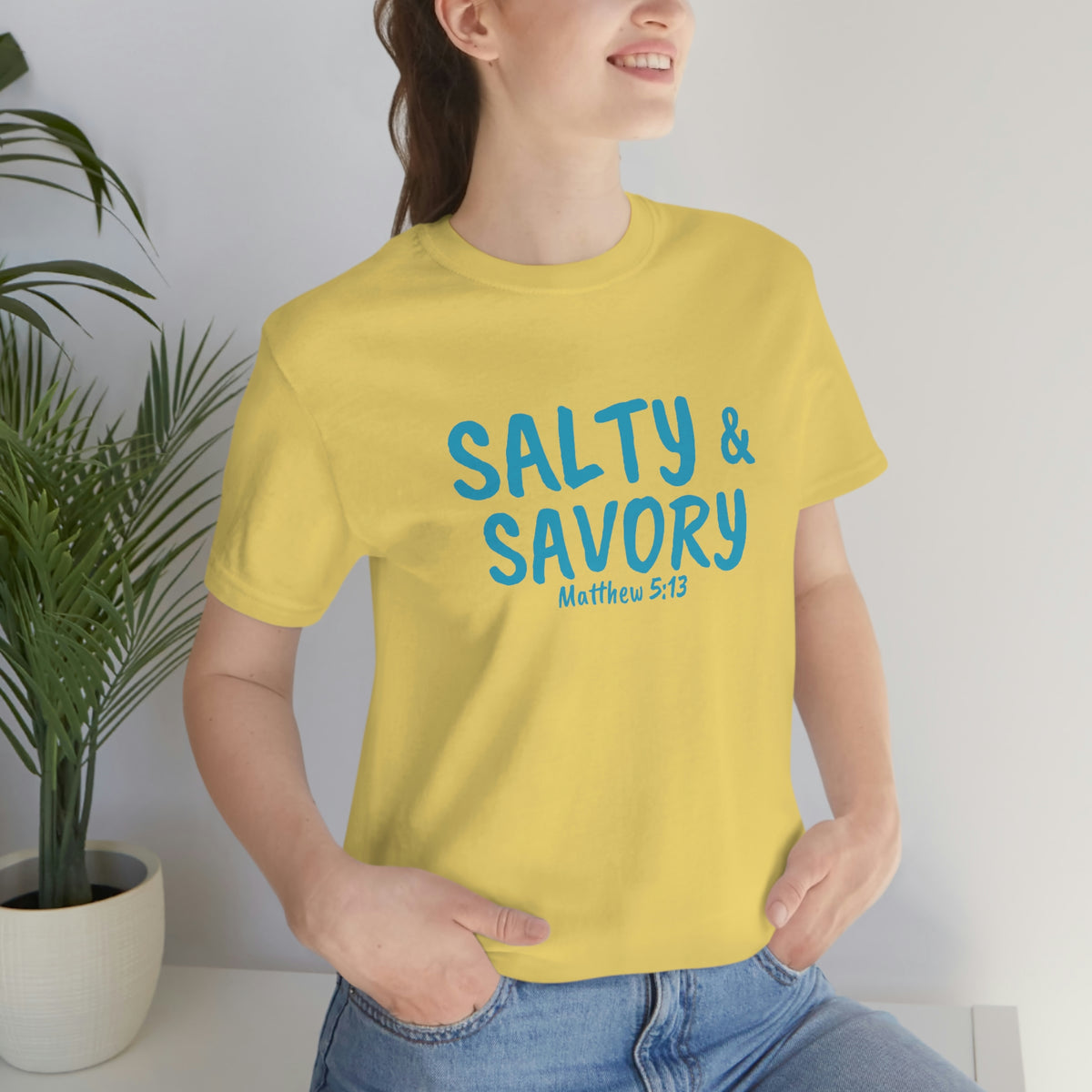 "Salty & Savory" Unisex Jersey Short Sleeve Tee