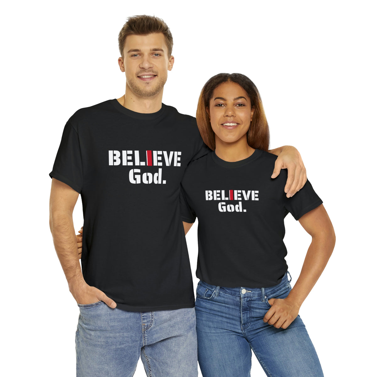 " I BELIEVE GOD" Unisex Heavy Cotton Tee