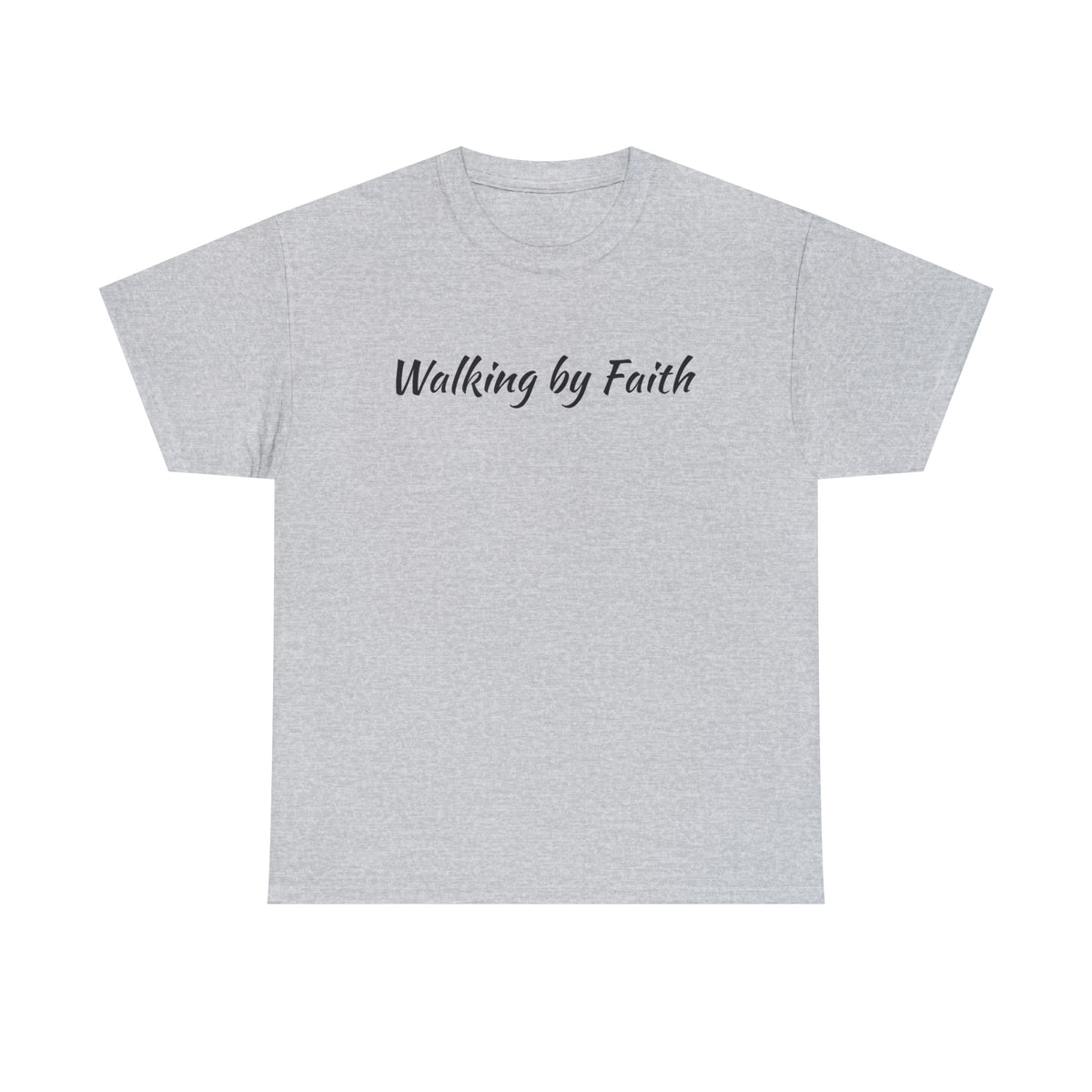 Walking by Faith Unisex Heavy Cotton Tee