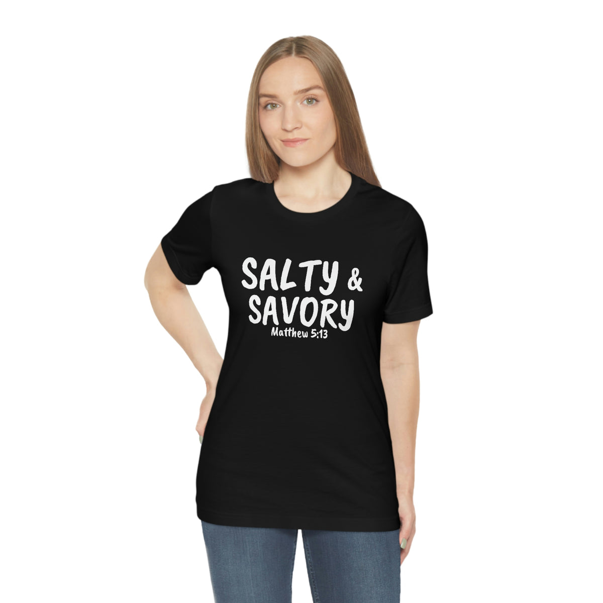 "Salty & Savory" Unisex Jersey Short Sleeve Tee