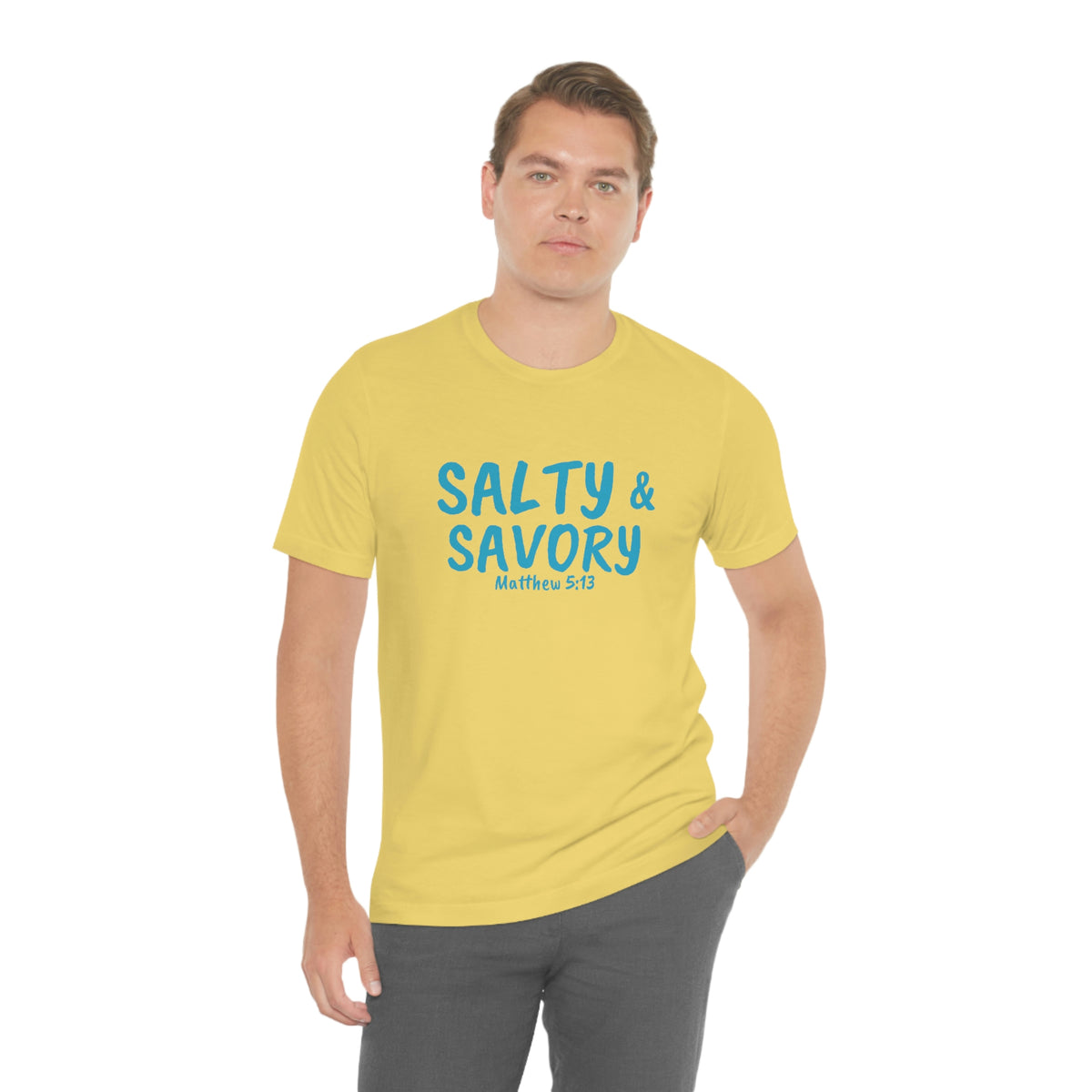 "Salty & Savory" Unisex Jersey Short Sleeve Tee