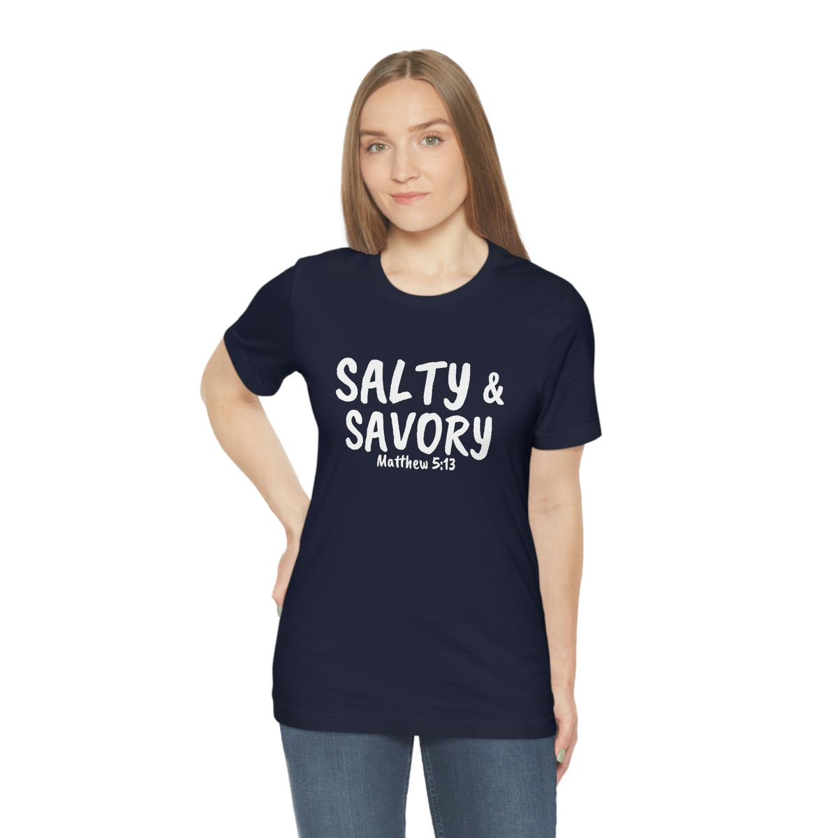 "Salty & Savory" Unisex Jersey Short Sleeve Tee