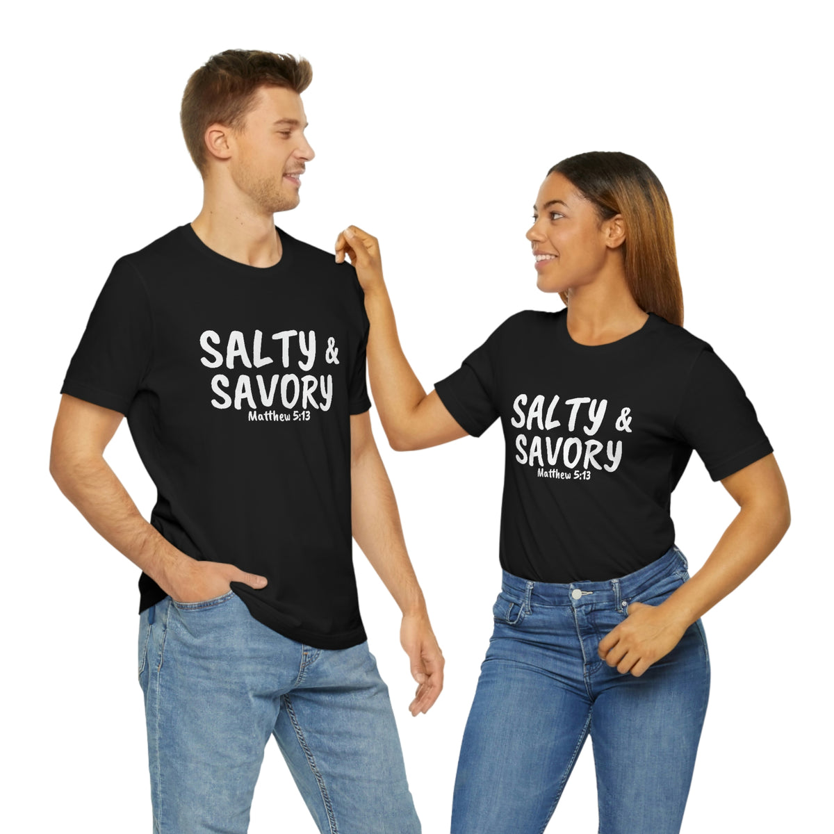 "Salty & Savory" Unisex Jersey Short Sleeve Tee