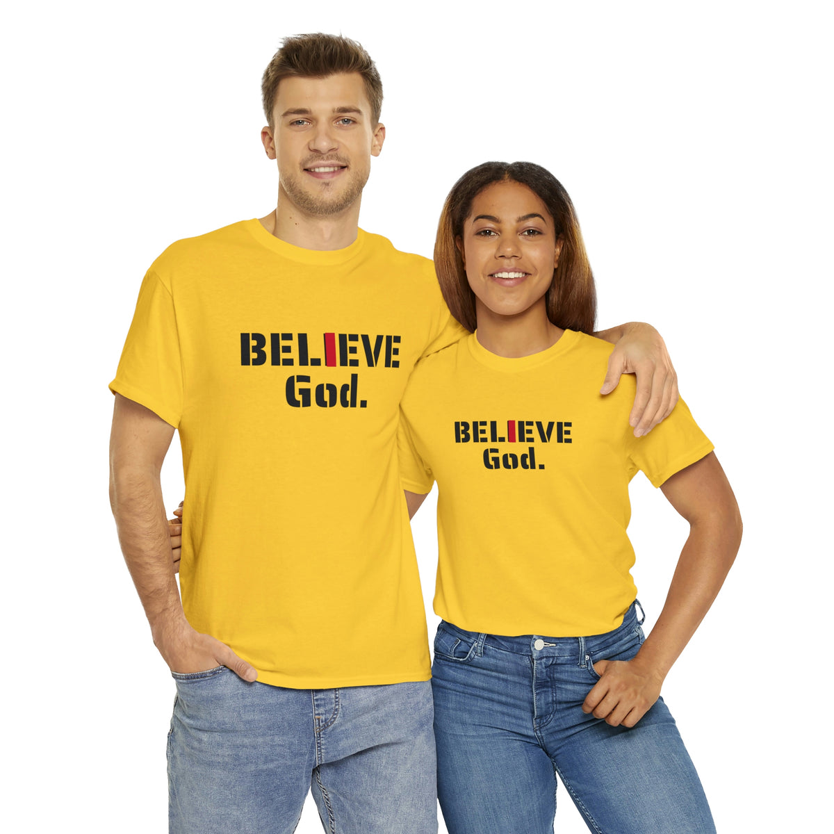 " I BELIEVE GOD" Unisex Heavy Cotton Tee