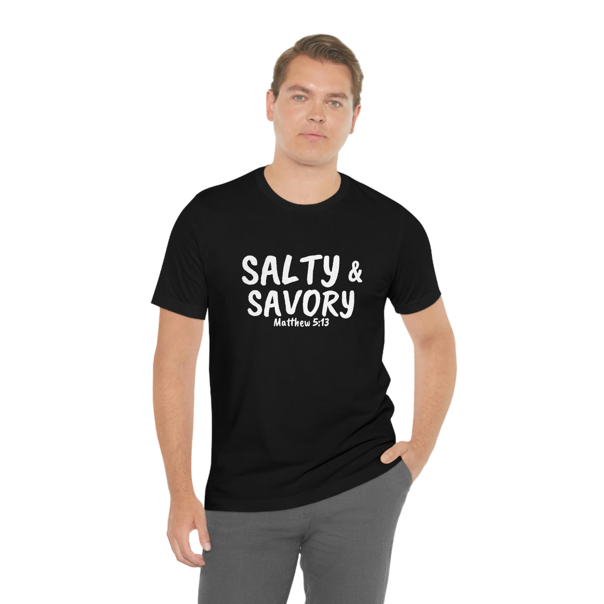"Salty & Savory" Unisex Jersey Short Sleeve Tee