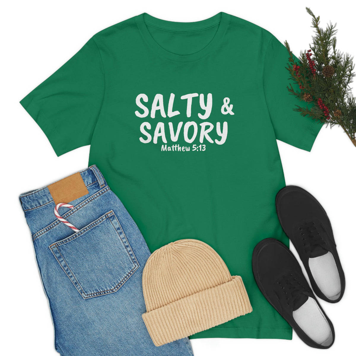 "Salty & Savory" Unisex Jersey Short Sleeve Tee