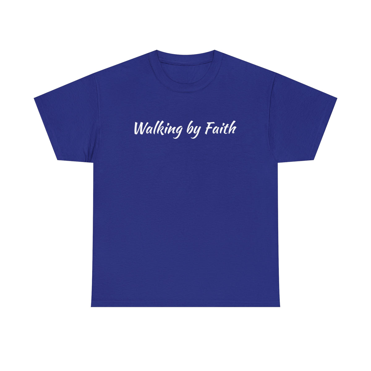 Walking by Faith Unisex Heavy Cotton Tee