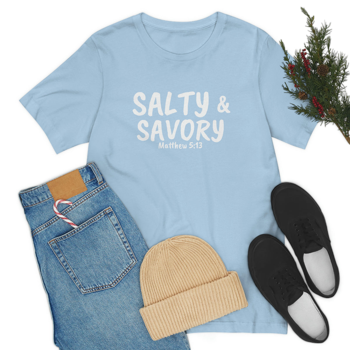 "Salty & Savory" Unisex Jersey Short Sleeve Tee