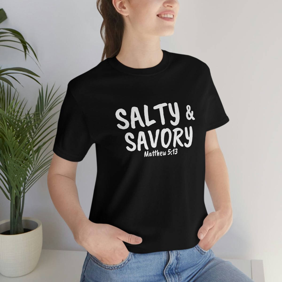 "Salty & Savory" Unisex Jersey Short Sleeve Tee