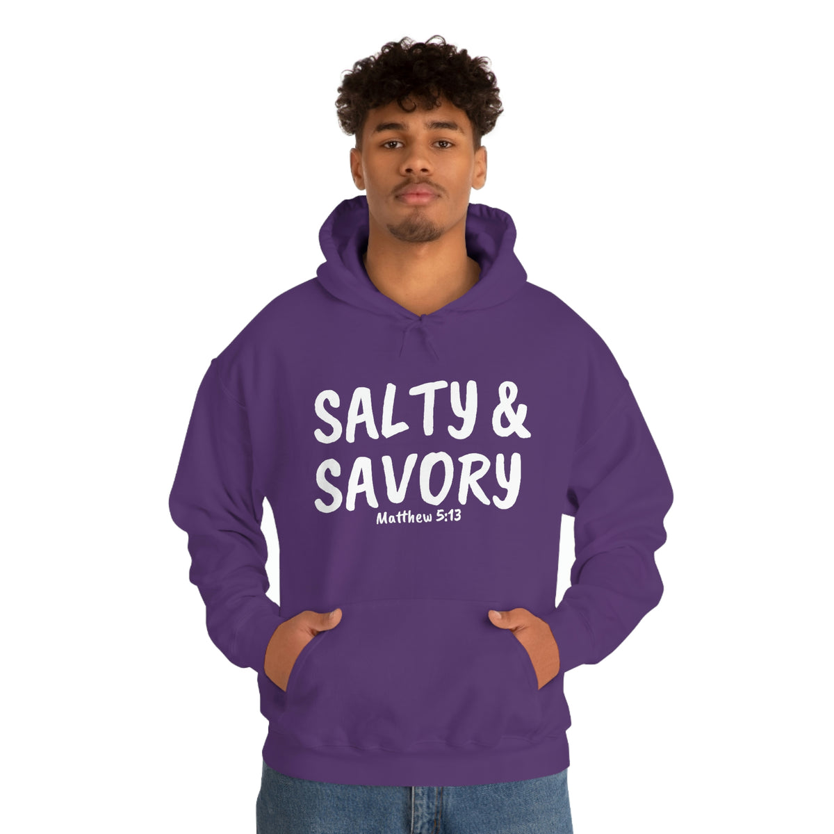 "Salty and Savory Unisex Heavy Blend™ Hooded Sweatshirt