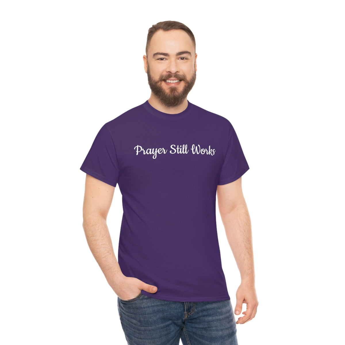 Prayer Still Works Unisex Heavy Cotton Tee