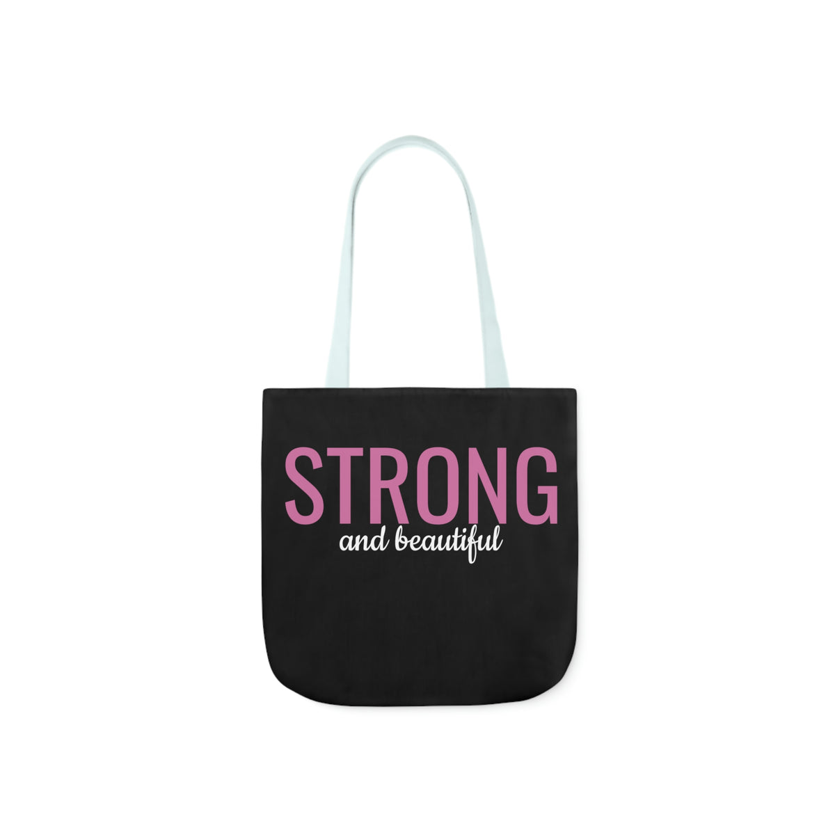 Strong and Beautiful Polyester Canvas Tote Bag (AOP)