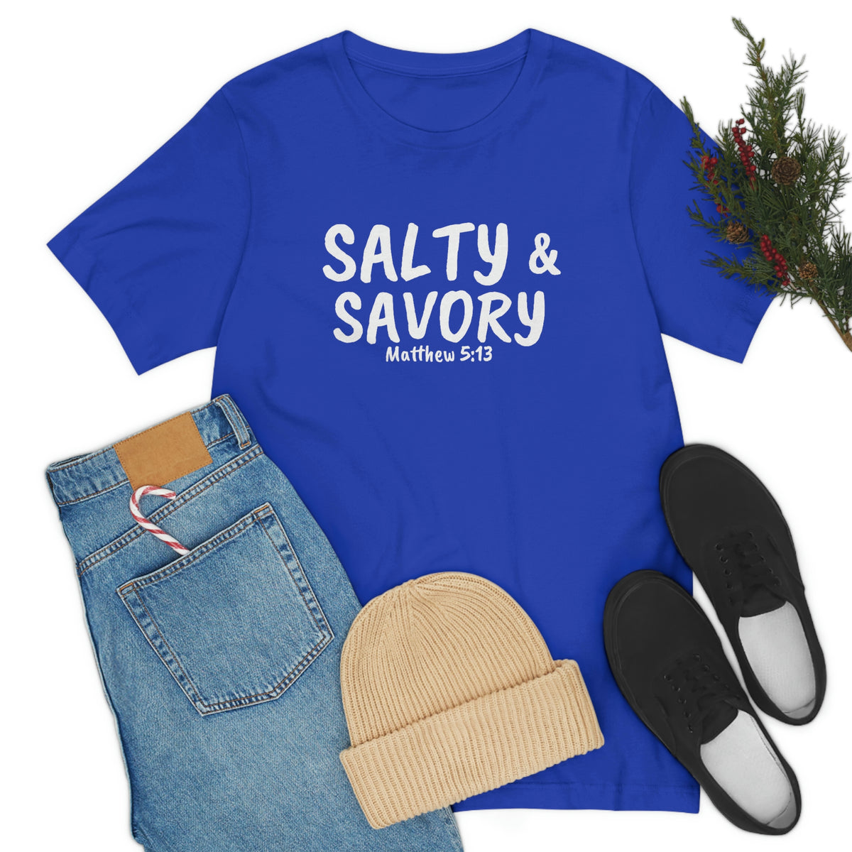 "Salty & Savory" Unisex Jersey Short Sleeve Tee