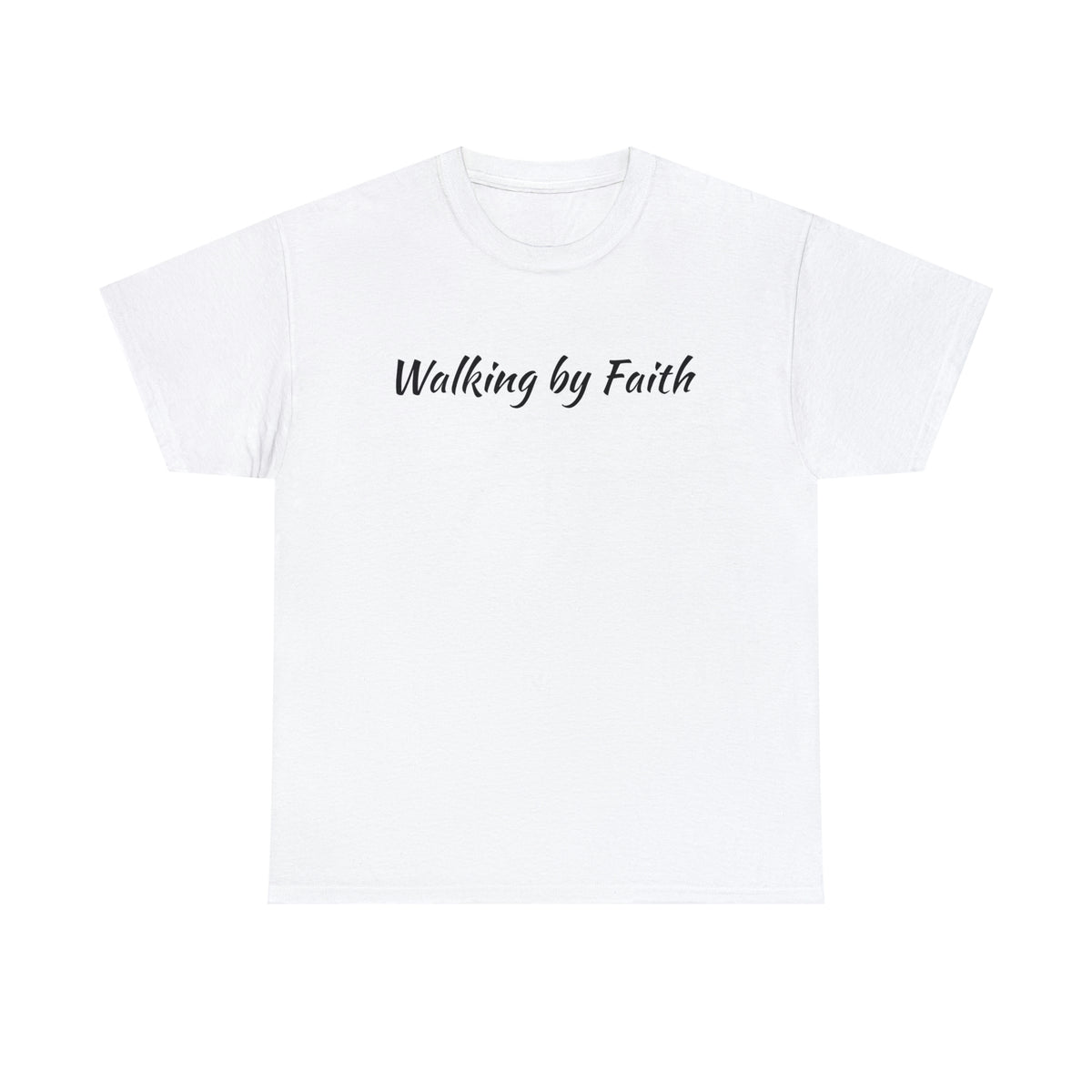 Walking by Faith Unisex Heavy Cotton Tee